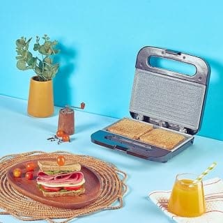 Sandwich Maker Flamingo 800W is an electric appliance designed to make hot sandwiches quickly and efficiently heats food quickly and gives you perfect results in no time.