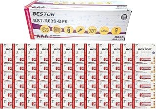 بطاريات ريموت زنك كربون BESTON سوبر هيفي ديوتي R03S AAA (12 كارت)