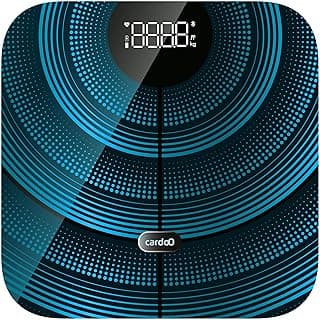 Smart Scale – Powered by AI – Digital Scale with 19 Body Parameters and Heart Rate Monitoring – Health Insights – Multi-User Management – Historical Data Graphs – Smart Notifications – Black.