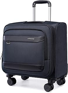 Arctic Hunter Rolling Laptop Briefcase – Business Travel Carry-On Bag with Wheels & Telescopic Handle, Multi-Compartment Organizer, Water-Resistant, Fits Laptop & Documents LGX006 – Blue