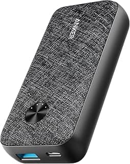 باور بانك محمول باوركور ريدوكس 10000 PD من انكر بقدرة 10000 مللي امبير في الساعة بمنفذ USB-C لتوصيل الطاقة 18 وات لايفون 11/12/ميني/برو، سامسونج S10، بيكسل 3/3XL، ايباد برو 2018، الليثيوم، أسود