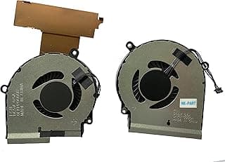 Replacement Fan for HP Omen 15-dc0xxx 15t-dc0xx 15t-dc1xx 15-dc1xxx CPU Cooling Fan + Gpu Cooling Fan