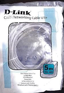 كابل شبكة CAT6 (طول 5 متر / 16 قدم)