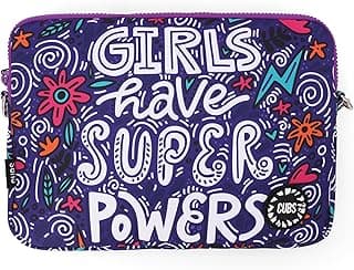 شنطة لابتوب Girls have super powers مقاس 15 بوصة