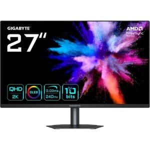 شاشة جيجابايت GO27Q24 QD-OLED مقاس 27 بوصة - 2K - 240Hz - 0.03MS HDR10