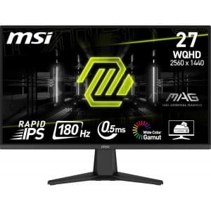 شاشة ام اس اي MAG 275QF - مقاس 27 بوصة - 2K - 0.5MS G2G - 180Hz - Rapid IPS - HDR