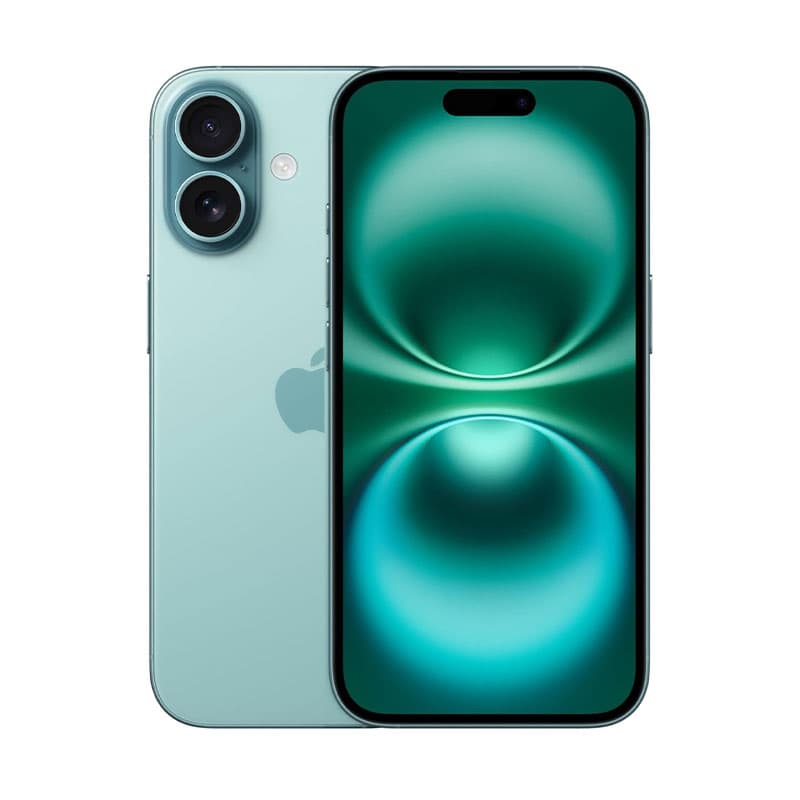 موبايل iPhone 16 مساحة 128 جيجا - لون Teal
