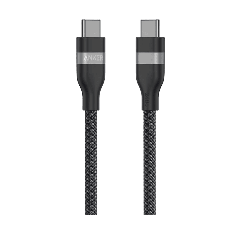 كابل انكر USB-C إلى USB-C بقدرة 240W – أسود – A82E2H11