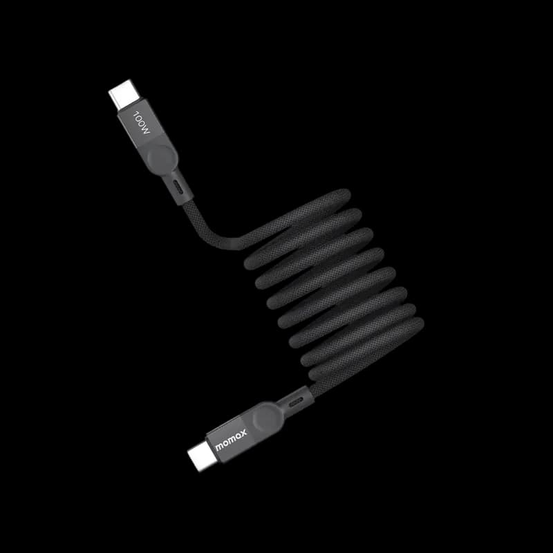 كابل مغناطيسي مومكس Mag Link من USB-C إلى USB-C بقدرة 100 وات USB 2.0 طول 2 متر DC36
