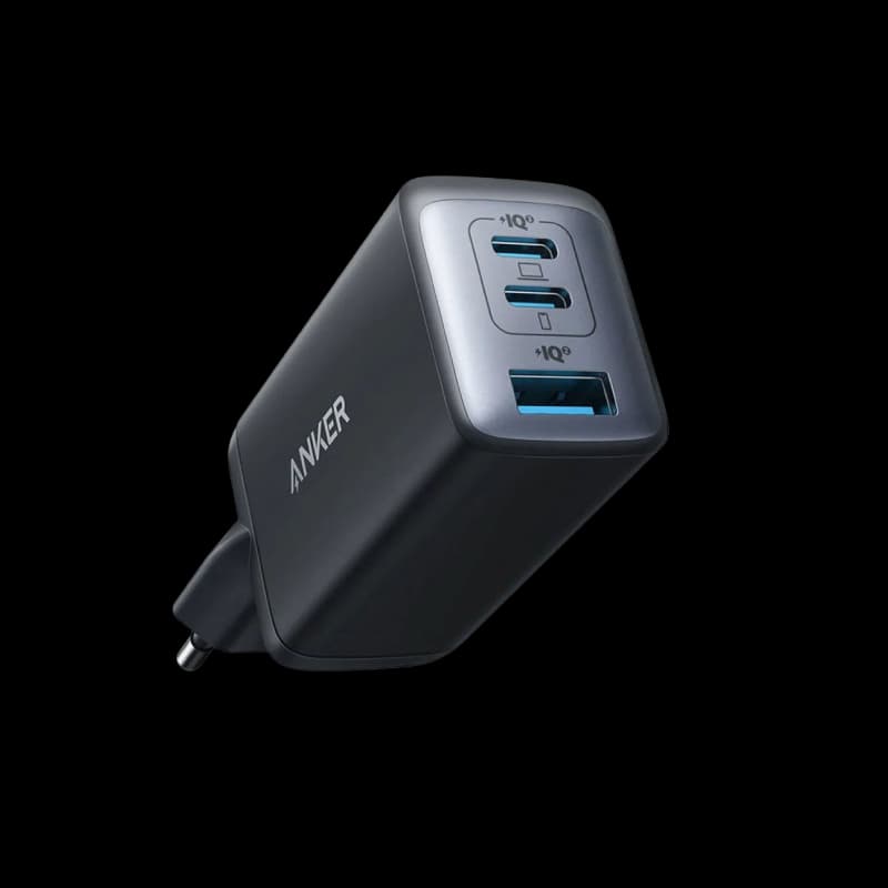 ANKER CHARGER HIGH-SPEED 65W 3IN1 BALCK (A2667G12) G