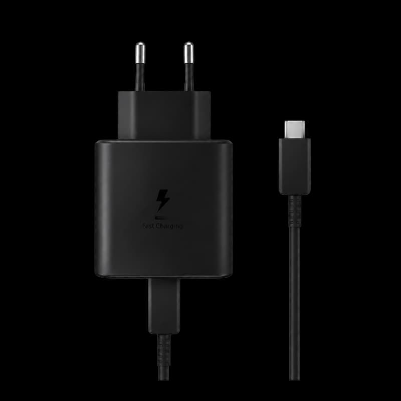 SAMSUNG EP-T4510 45W PD USB-C Power Adapter with 1.8m USB-C to USB-C Cable -Black SN