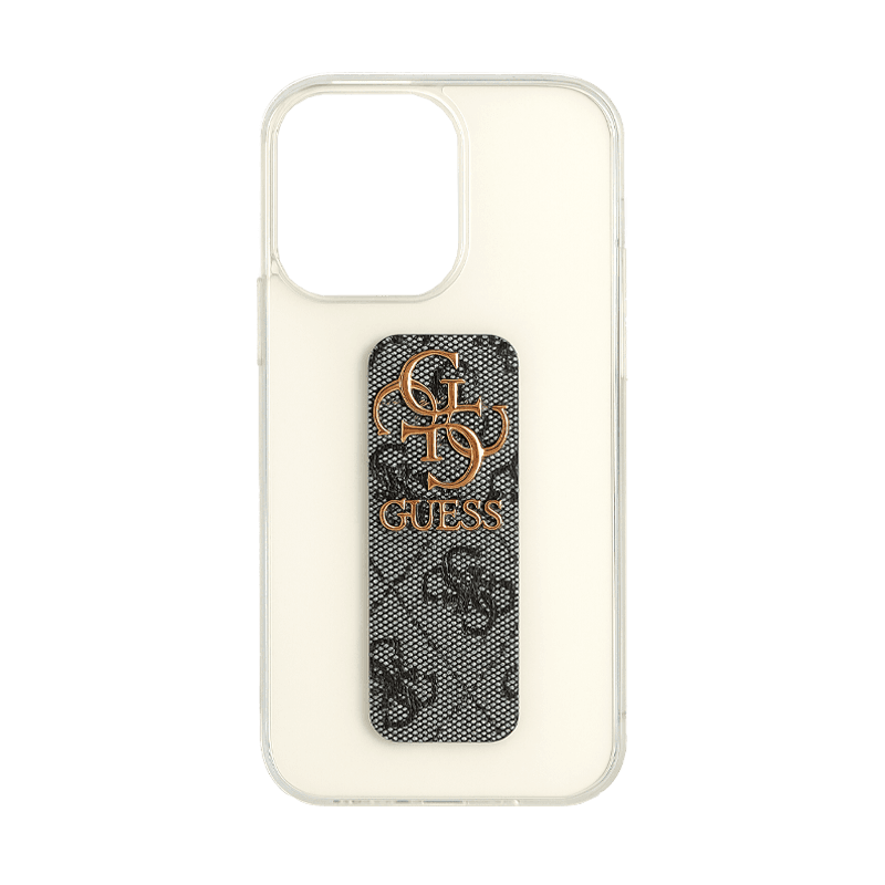 Guess clear cover with holder for iPhone 16 Pro