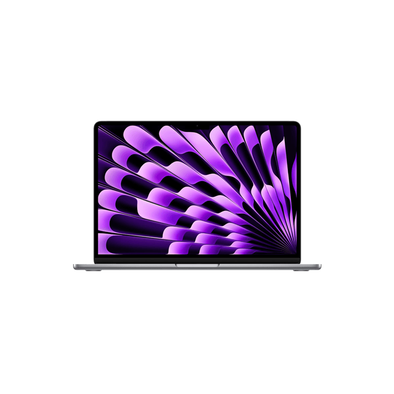 لابتوب ابل MacBook Air M3 مقاس 13 بوصة، مساحة تخزين 512GB SSD / رام 16GB، لون رمادي فلكي