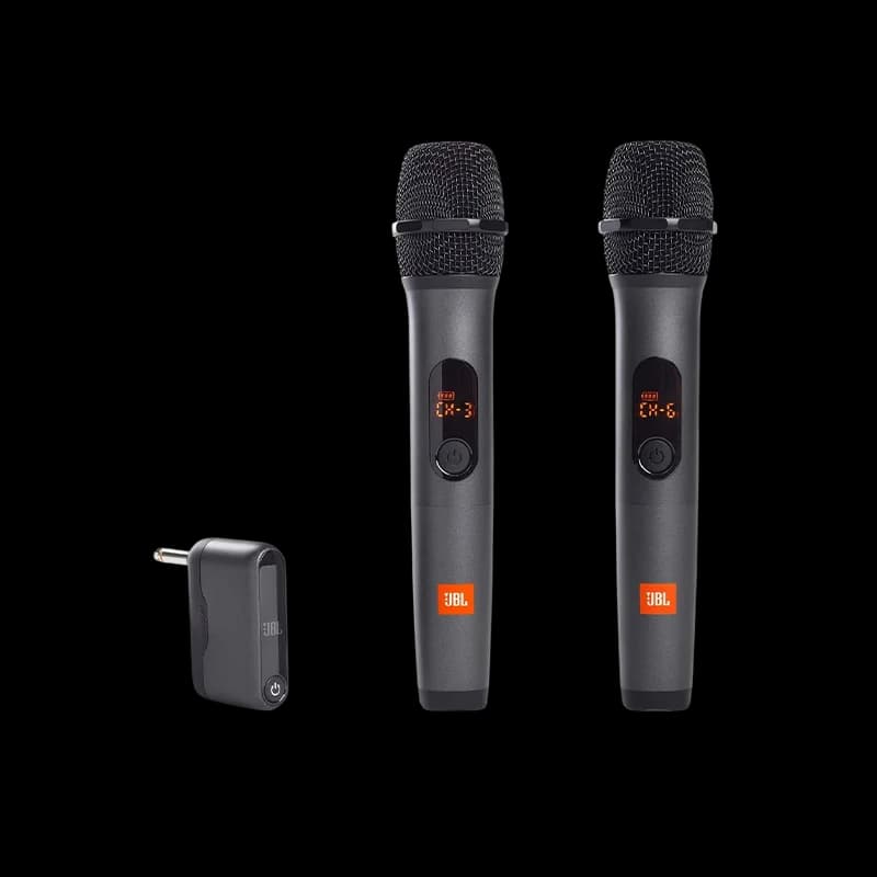 ميكروفون لاسلكي JBL عدد 2 ميكروفون + وصلة