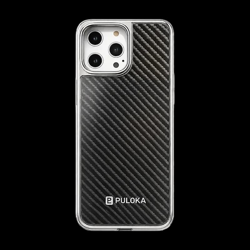 PULOKA CARBON MATEL CASE IP 15 PRO