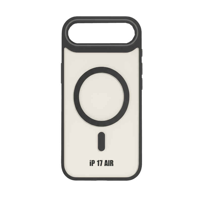 Ipefet Clear/Color Frame Magsafe Case For Ip 17 Air