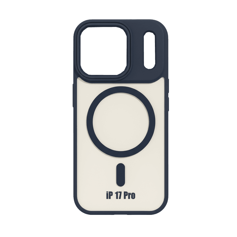 Ipefet Clear/Color Frame Magsafe Case For Ip 17 Pro