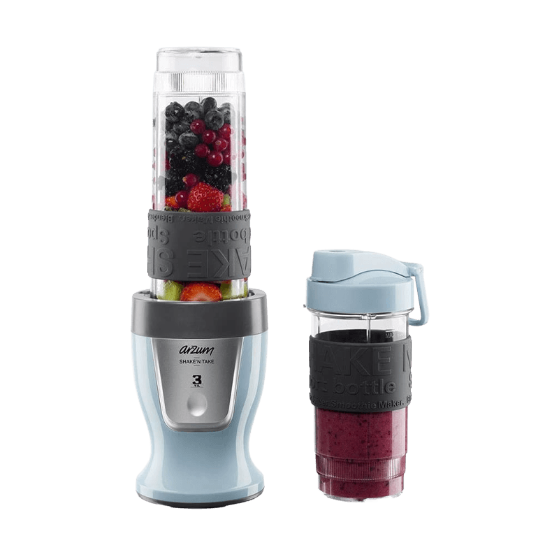Aruzm okka Personal Blender Ar1032 – 300 W/ 570 ML- Lightblue