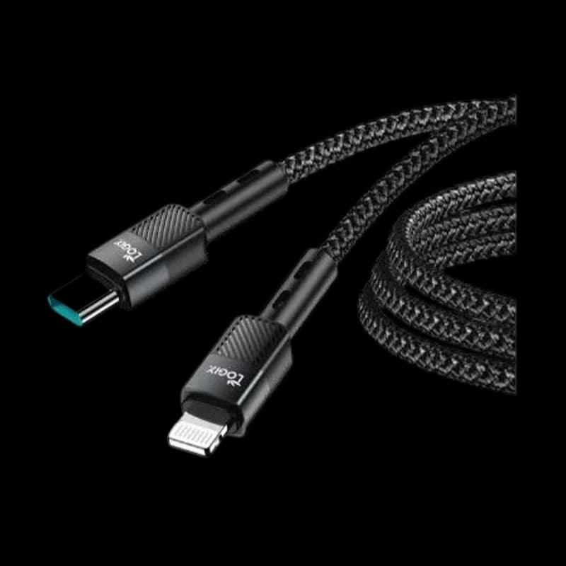 Logix Cable Type C- Lightning Smart Nylon Wire 35w-120mm(Lgcb02)