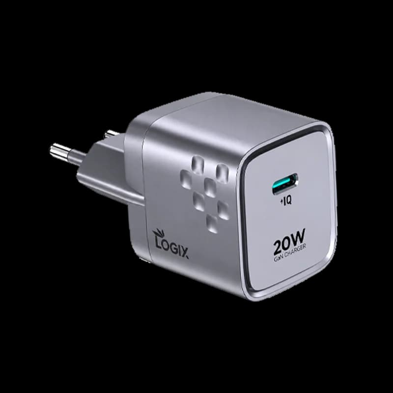 Logix Charger 20W IQ GaN With Tybe-C Lightning Cable-120Cm (LG-HC02)