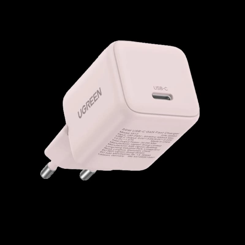 UGREEN Charger 20W Usb-C Gan EU Pink (X512)