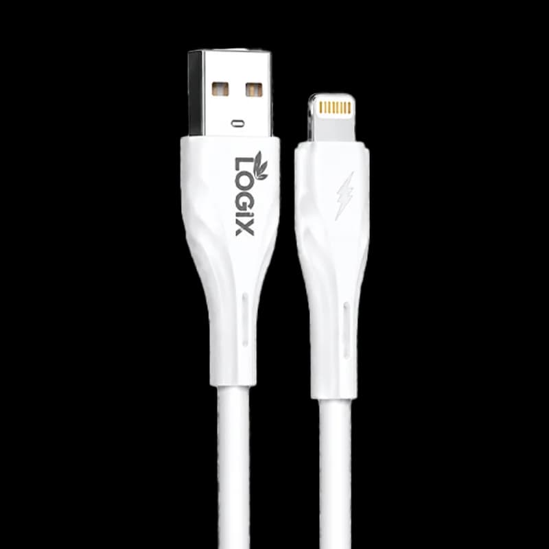 كابل لوجيكس USB A إلى Lightning سيليكون 30 وات 120 سم (Lgcb04)