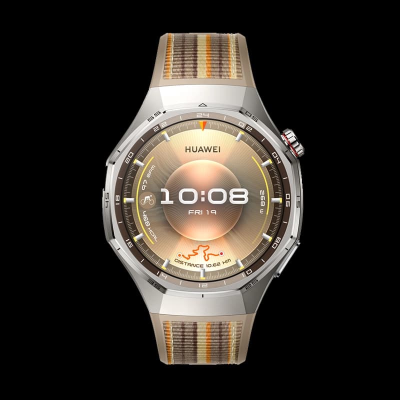 Huawei Watch GT6 Pro 46mm Brown Titanium Alloy Case Brown Woven Strap (ATM-B29)