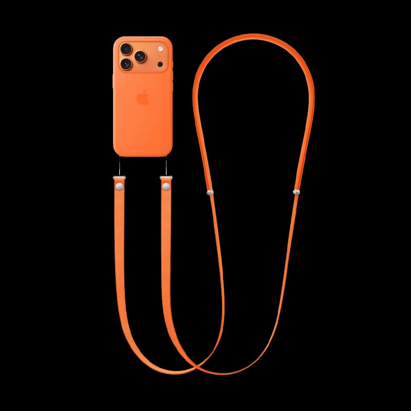 Crossbody Strap iPhone Orange