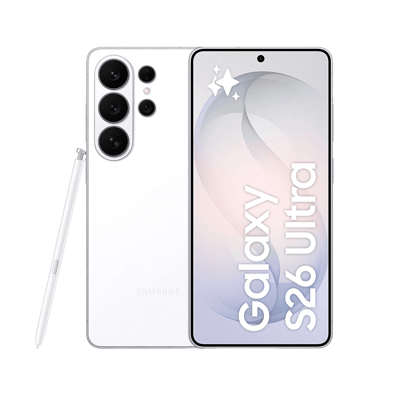 سامسونج Galaxy S26 Ultra مساحة 256/12 جيجابايت - أبيض