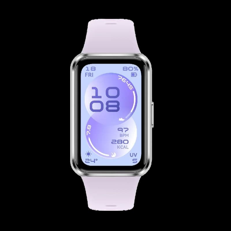 Huawei Band 11 B19-Durable Polymer Case Purple Strap G