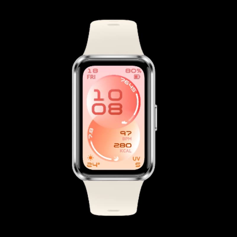 Huawei Band 11 B29-Aluminium Alloy Case White Strap