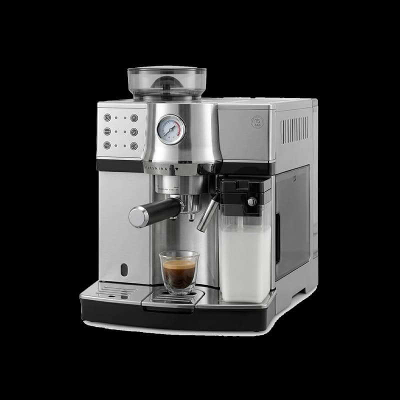 Delonghi Espresso Machine Automactic 15 Bar  Silver