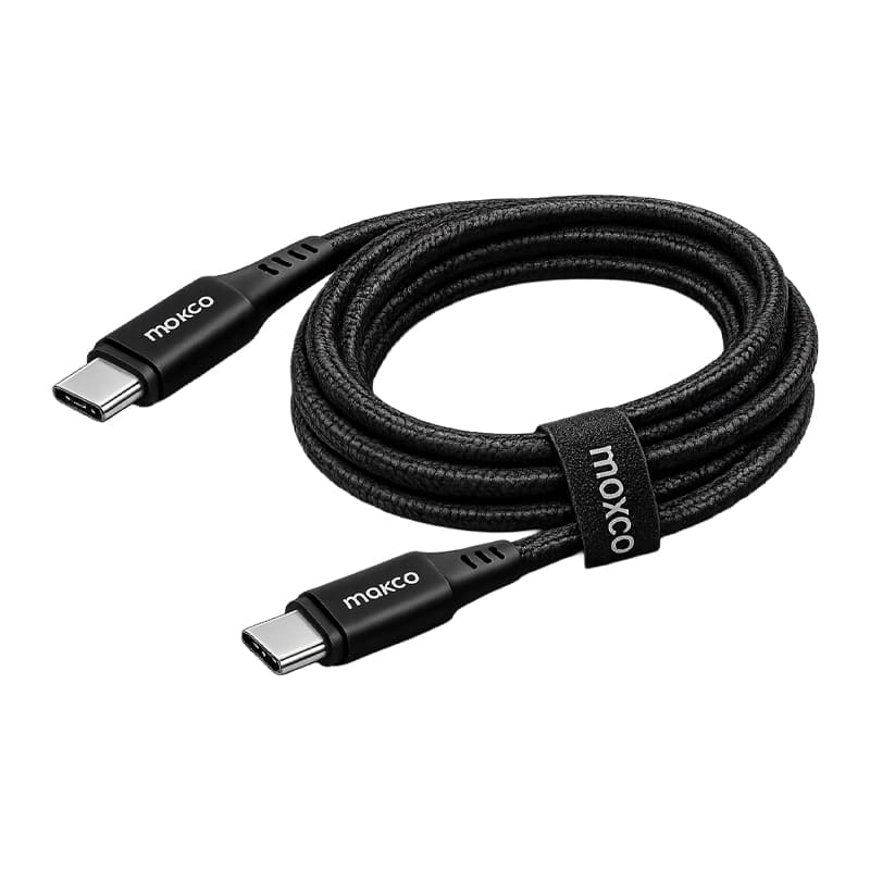 كابل Maxco من Type-C إلى Type-C بقوة 240 وات طول 150 سم - أسود