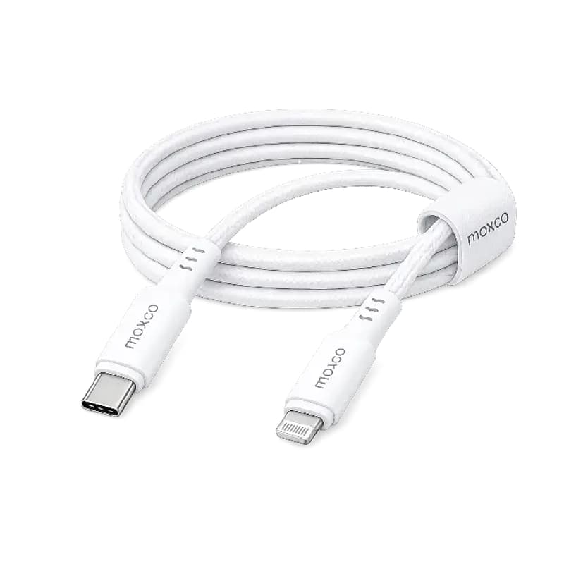 كابل ماكسكو Type-C إلى Lightning بقدرة 30 وات بطول 150 سم - أبيض (MS15CL)