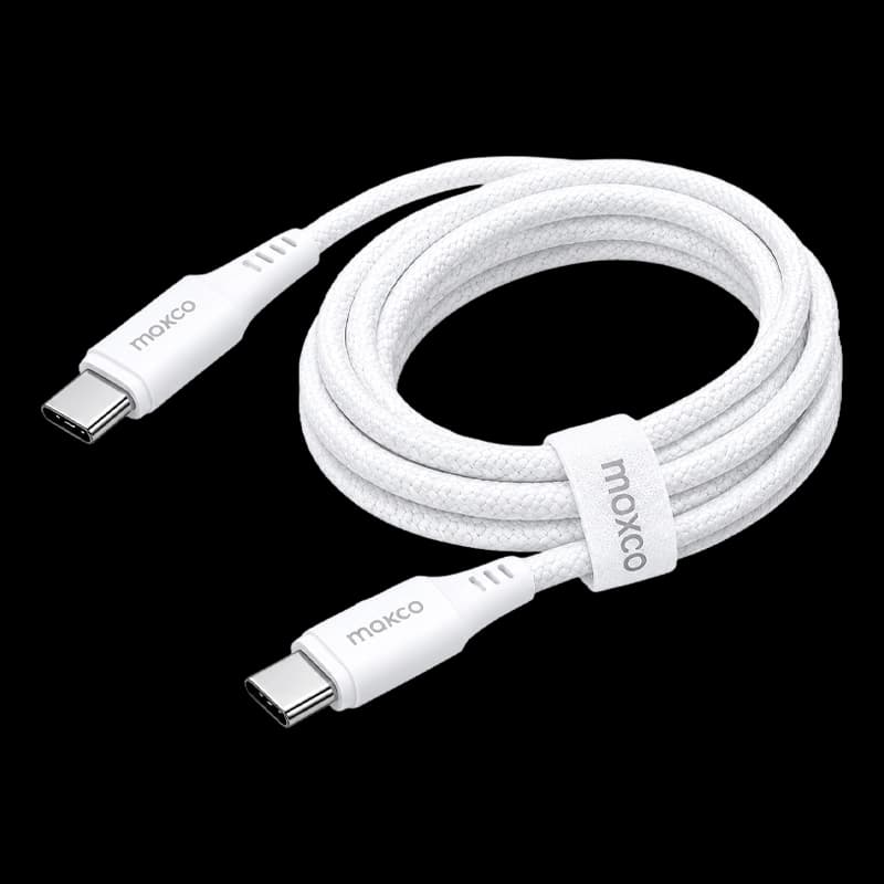 Maxco Cable Tybe-C – Tybe-C 240W 150CM White-(MS15CC)-White