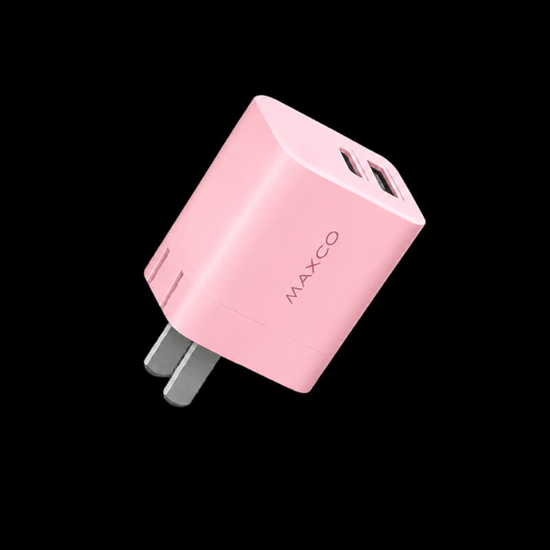 Maxco Gan Fast Charger Kits 30W With Tybe-C TO C Cable- MC18CC Pink