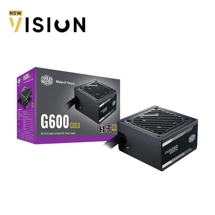 Cooler Master G600 80 PLUS Gold 600W Power Supply MPW-6001-ACAAG