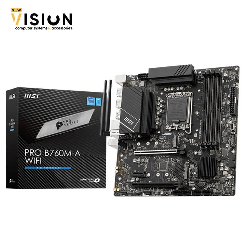 MSI PRO B760M-A WIFI Motherboard