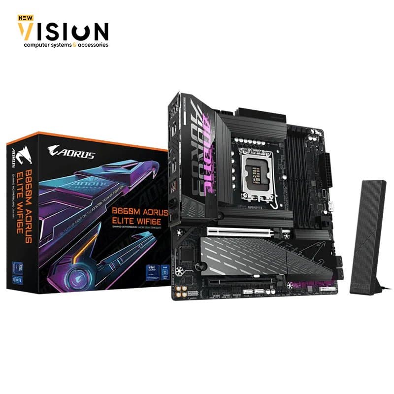 GIGABYTE B860M AORUS ELITE WIFI6E MOTHERBOARD