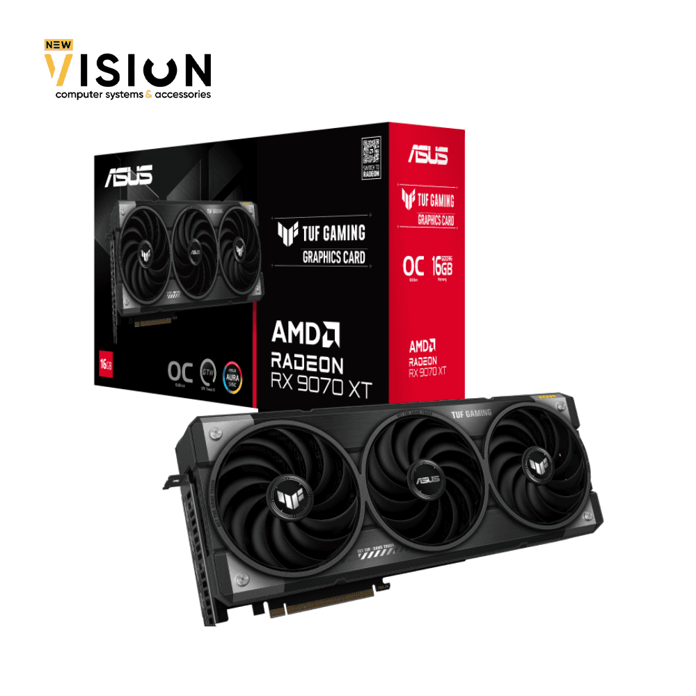 ASUS TUF Gaming Radeon RX 9070 XT 16GB GDDR6 OC Edition