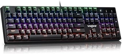 كيبورد جيمنج ميكانيكي T-DAGGER Battleship T-TGK301 - سويتش أزرق