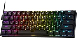 كيبورد جيمنج ميكانيكي T-DAGGER NAXOS T-TGK310 سويتش أزرق