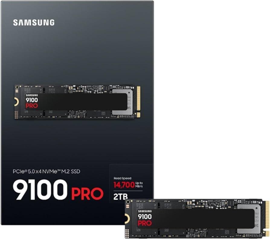 Samsung 9100 PRO 2TB PCIe 5.0 NVMe SSD