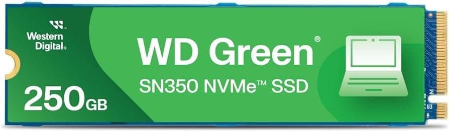 WD Green SN350 NVMe*™ SSD – 250GB, TLC
