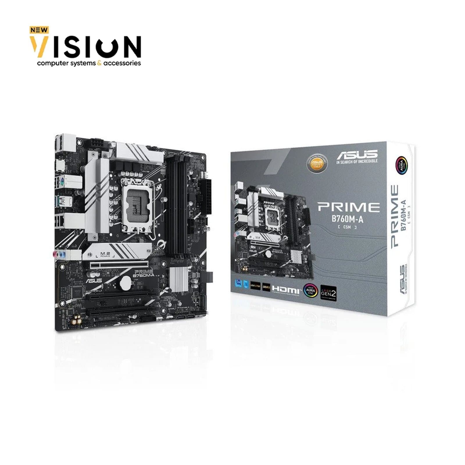 ASUS Prime B760M-A-CSM PCIe 4.0-DDR5