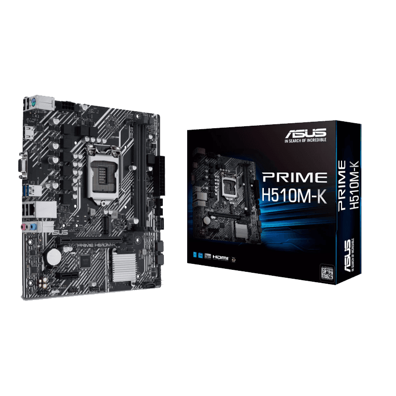 ASUS PRIME H510M-K 11th and 10th Generation Compatible  LGA 1200 INTEL Motherboard