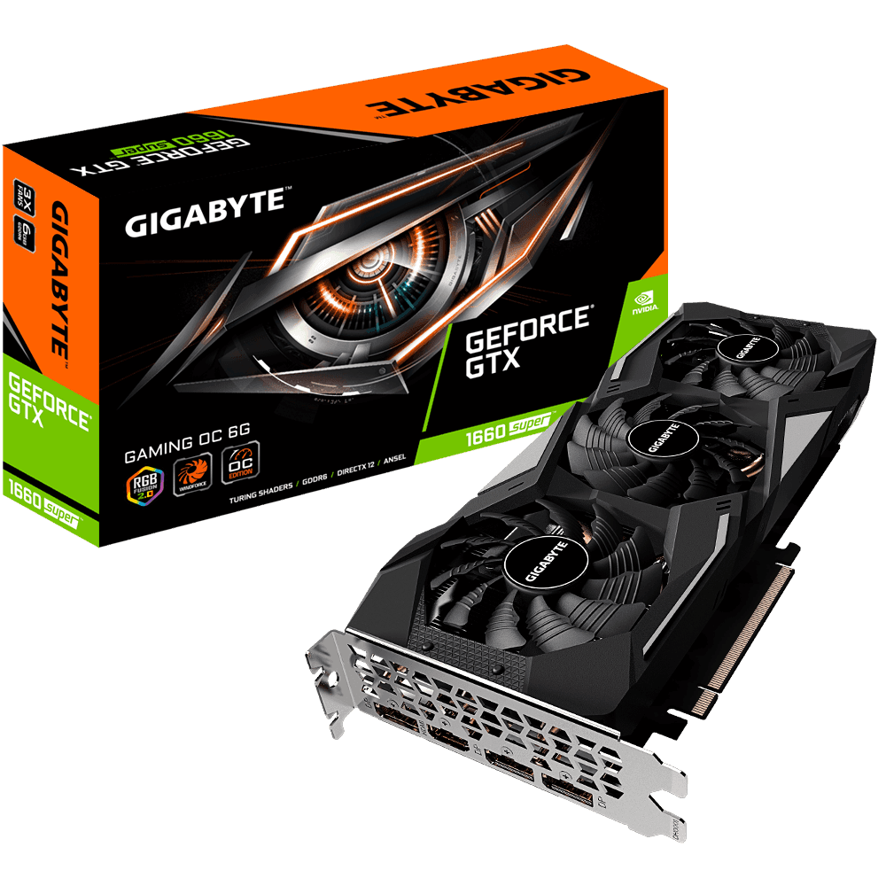 GIGABYTE GeForce GTX 1660 Super Gaming OC 6G GDDR6 NVIDIA Graphics Card
