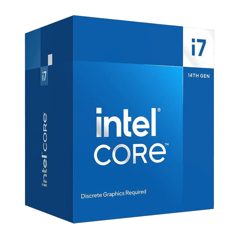 Intel Core i7-14700F Desktop Processor 20 cores (8 P-cores + 12 E-cores) up to 5.4 GHz Desktop Processor