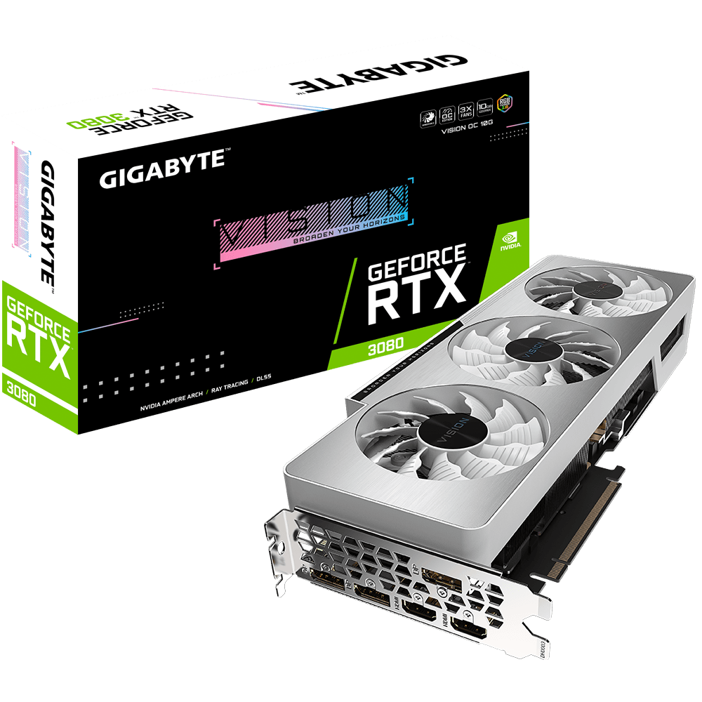 GIGABYTE GeForce RTX 3080 VISION OC 10G Nvidia Graphics Card