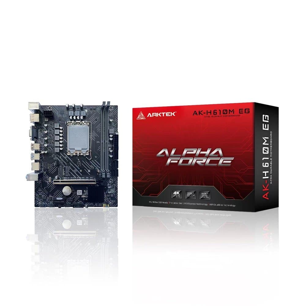 ARKTEK H610M EG DDR4 Motherboard LGA 1700